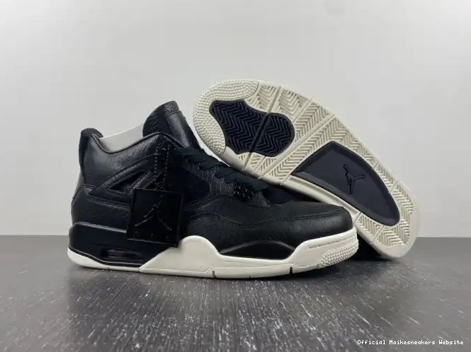 Official Maikesneakers Retro Jordan Pony Black 4 Hair 819139-010 0423